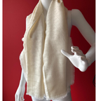 Dior Schal, schimmernd creme