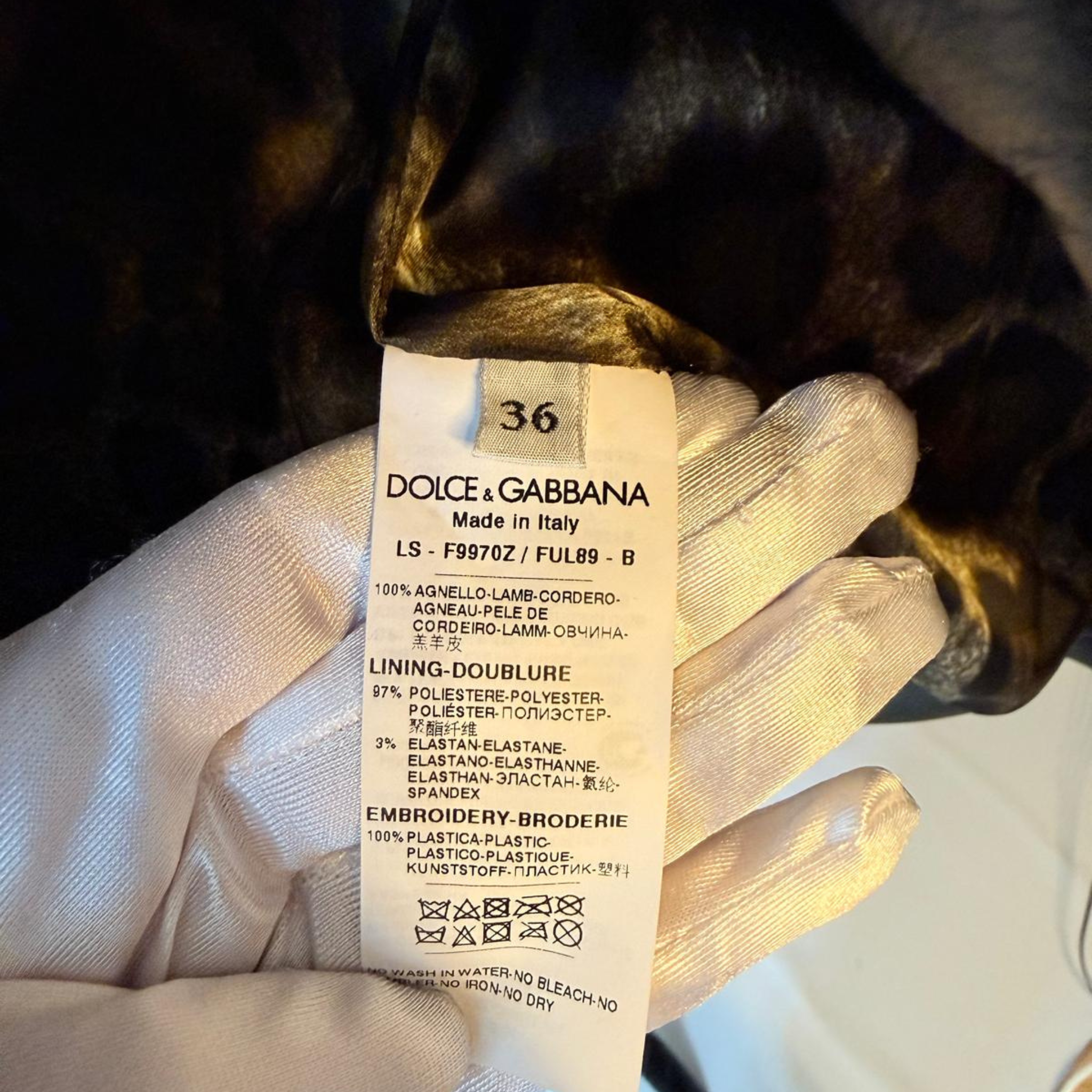 Dolce & Gabbana Lederjacke