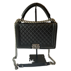 Chanel Boy Bag Large, Limited Edition mit Kettenrand