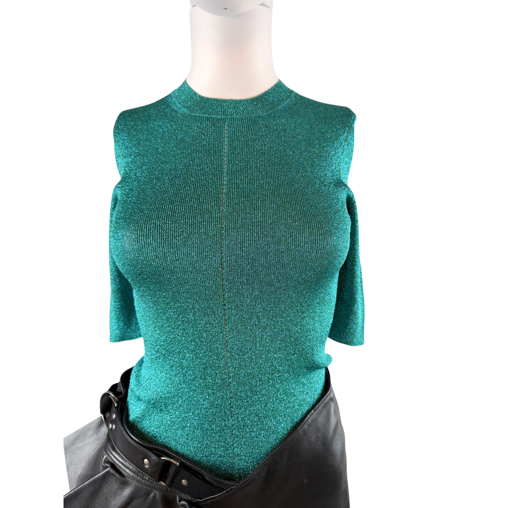 Saint Laurent Pullover türkis