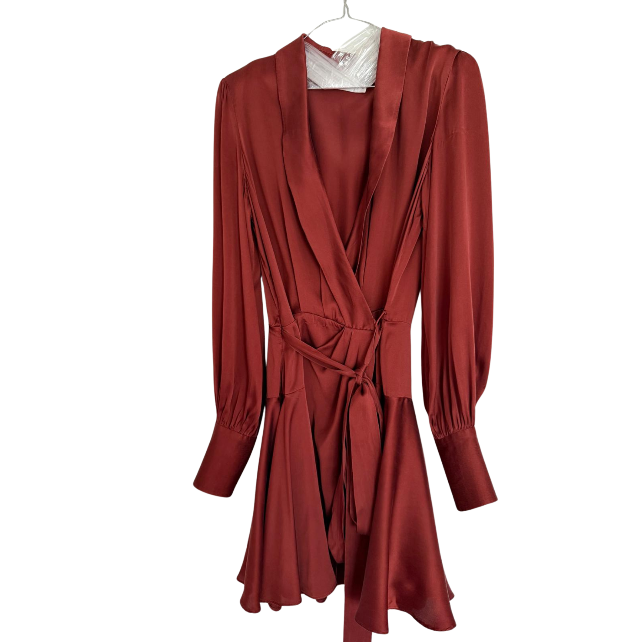 Zimmermann Seidenkleid, bronze