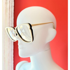 Gucci Brille elfenbein
