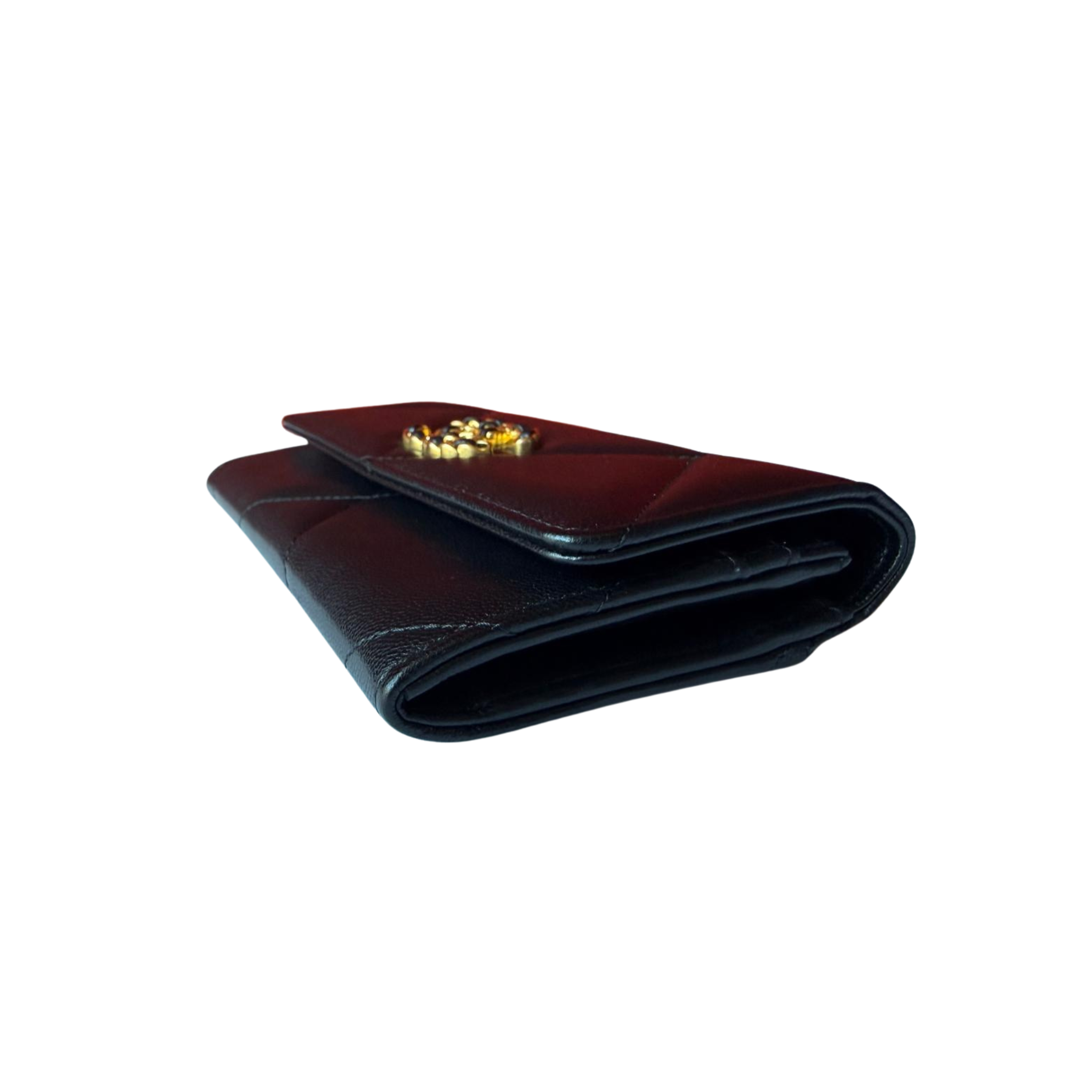 Chanel 19 Long Flap Wallet, Kalbsleder