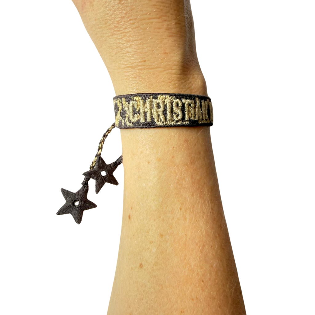 Dior Armband aus gewebter Baumwolle
