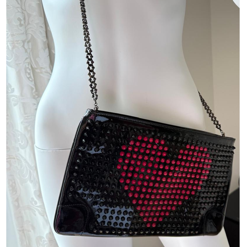Louboutin, Loubiposh Valentine Clutch