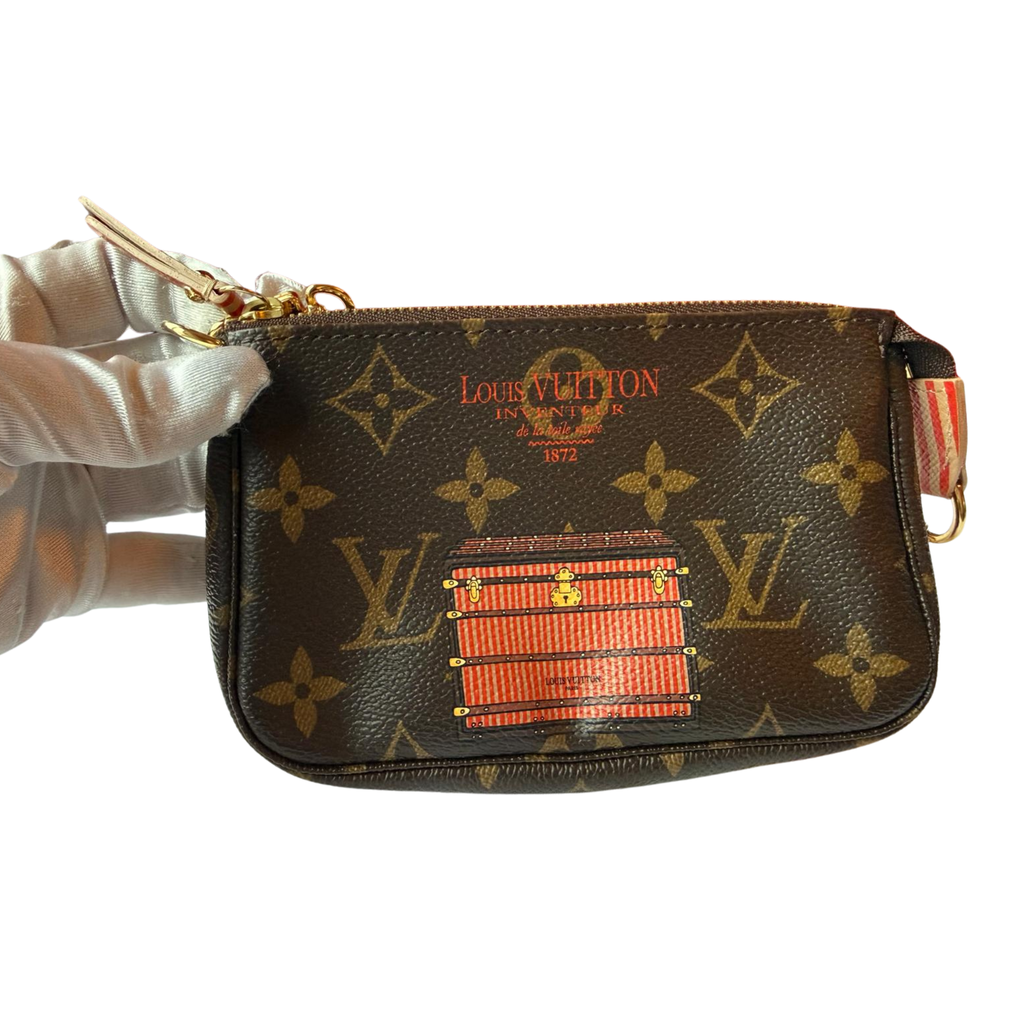 Louis Vuitton Pochette Trunks Monogram Canvas