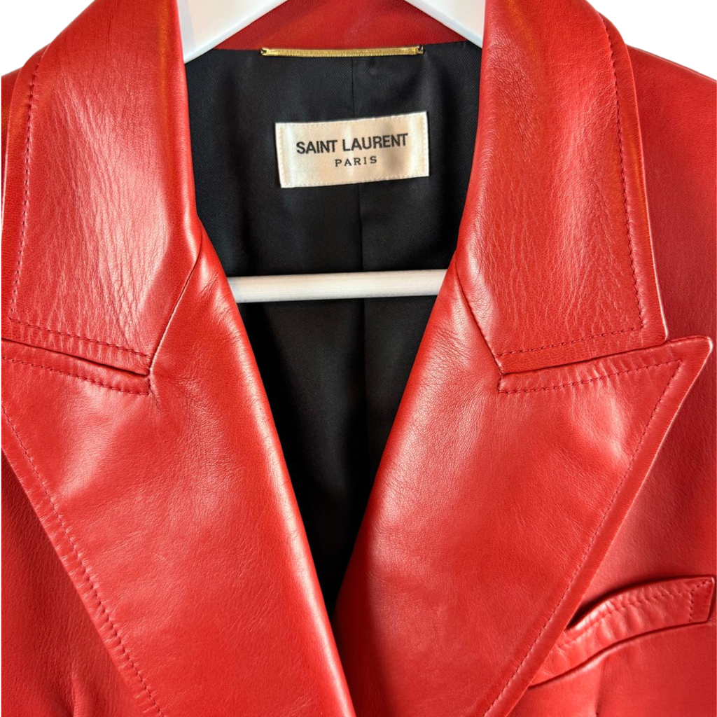 Saint Laurent Lederjacke
