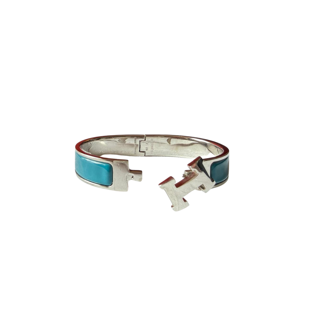 Hermès Clic H, Polarblau