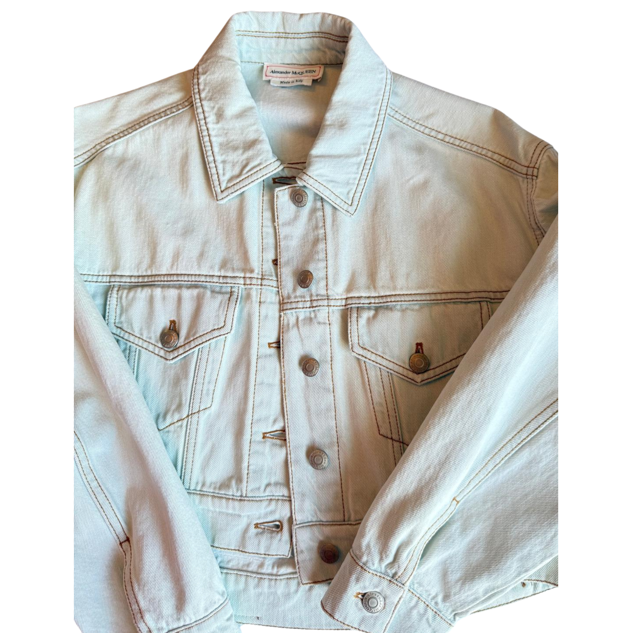 Alexander McQueen Jeansjacke, oversized