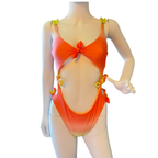 Agent Provocateur, Badeanzug orange gelb