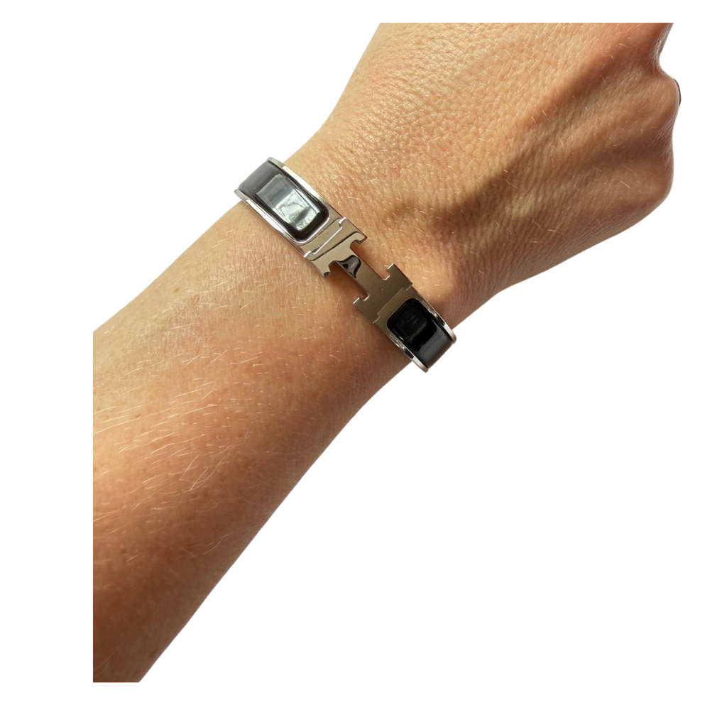 Hermès Clic H, schwarz