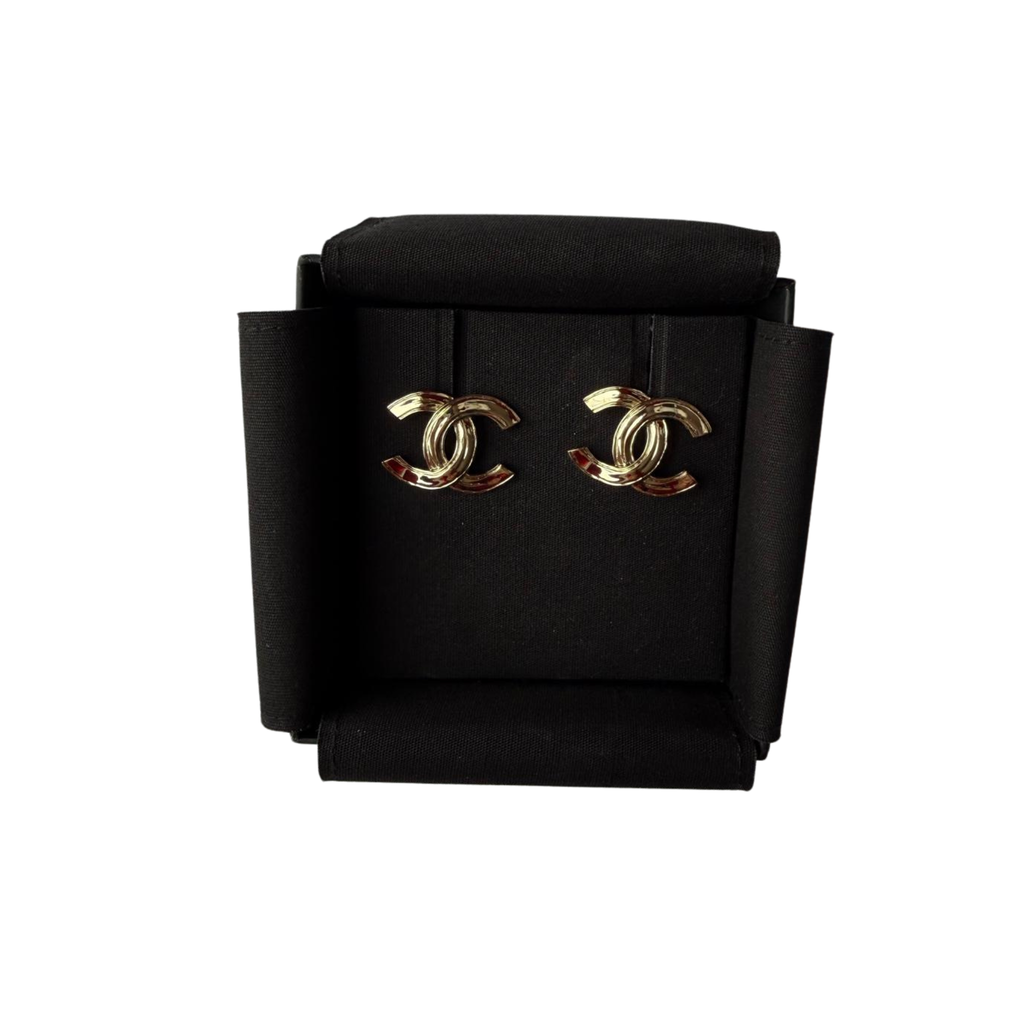 Chanel Ohrstecker, champagner