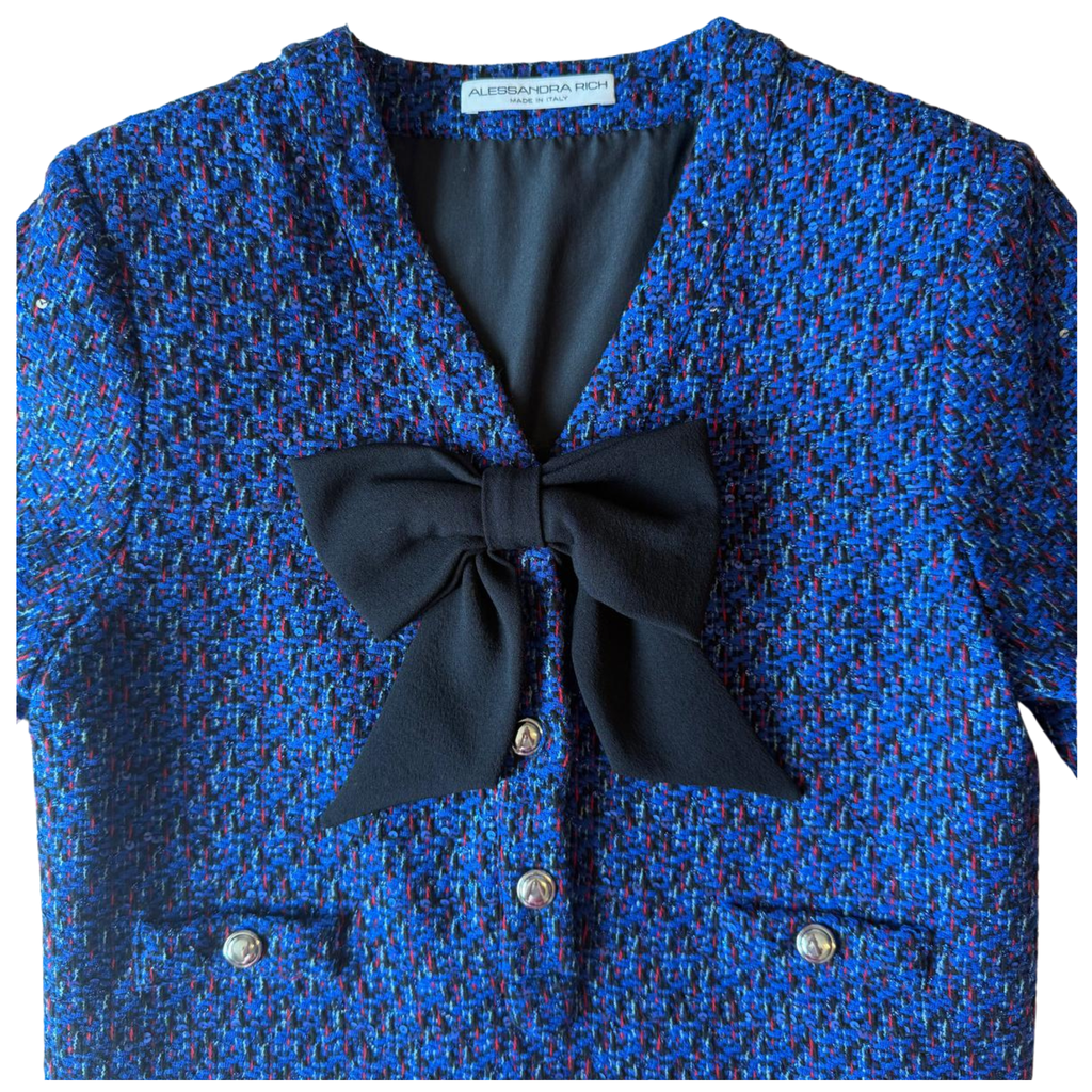 Alessandra Rich, Tweed Kleid