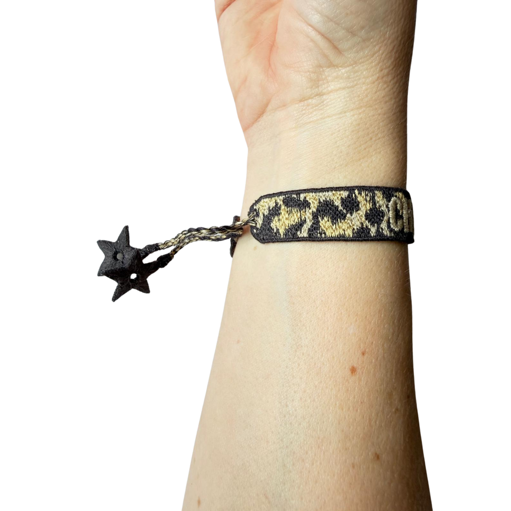 Dior Armband aus gewebter Baumwolle