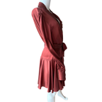 Zimmermann Seidenkleid, bronze