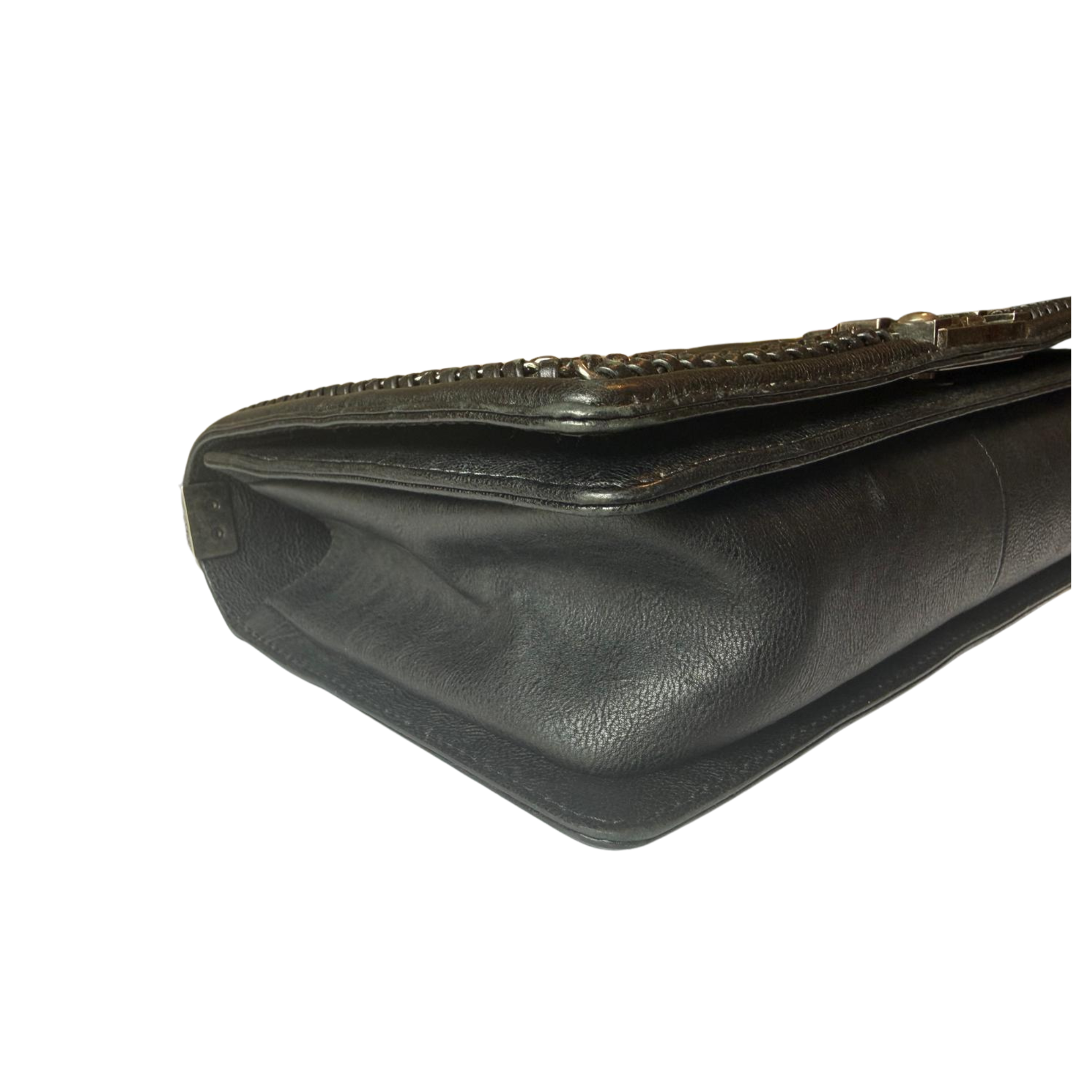 Chanel Boy Bag Large, Limited Edition mit Kettenrand