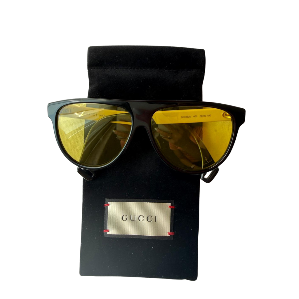 Gucci, gelbe Gläser