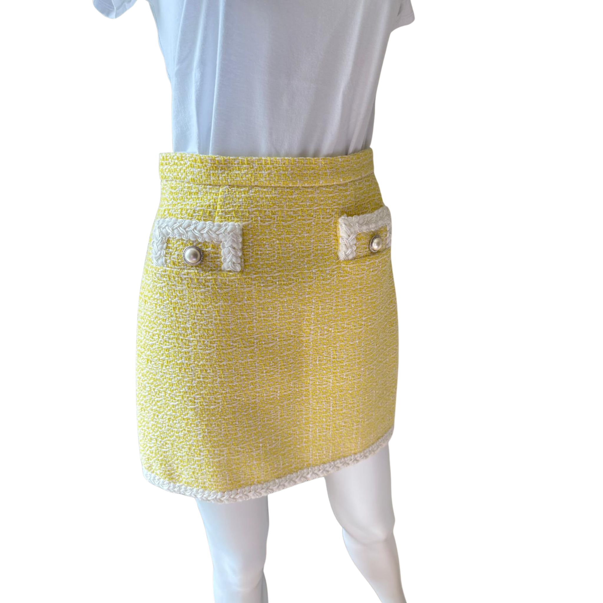 Alessandra Rich Tweed Rock