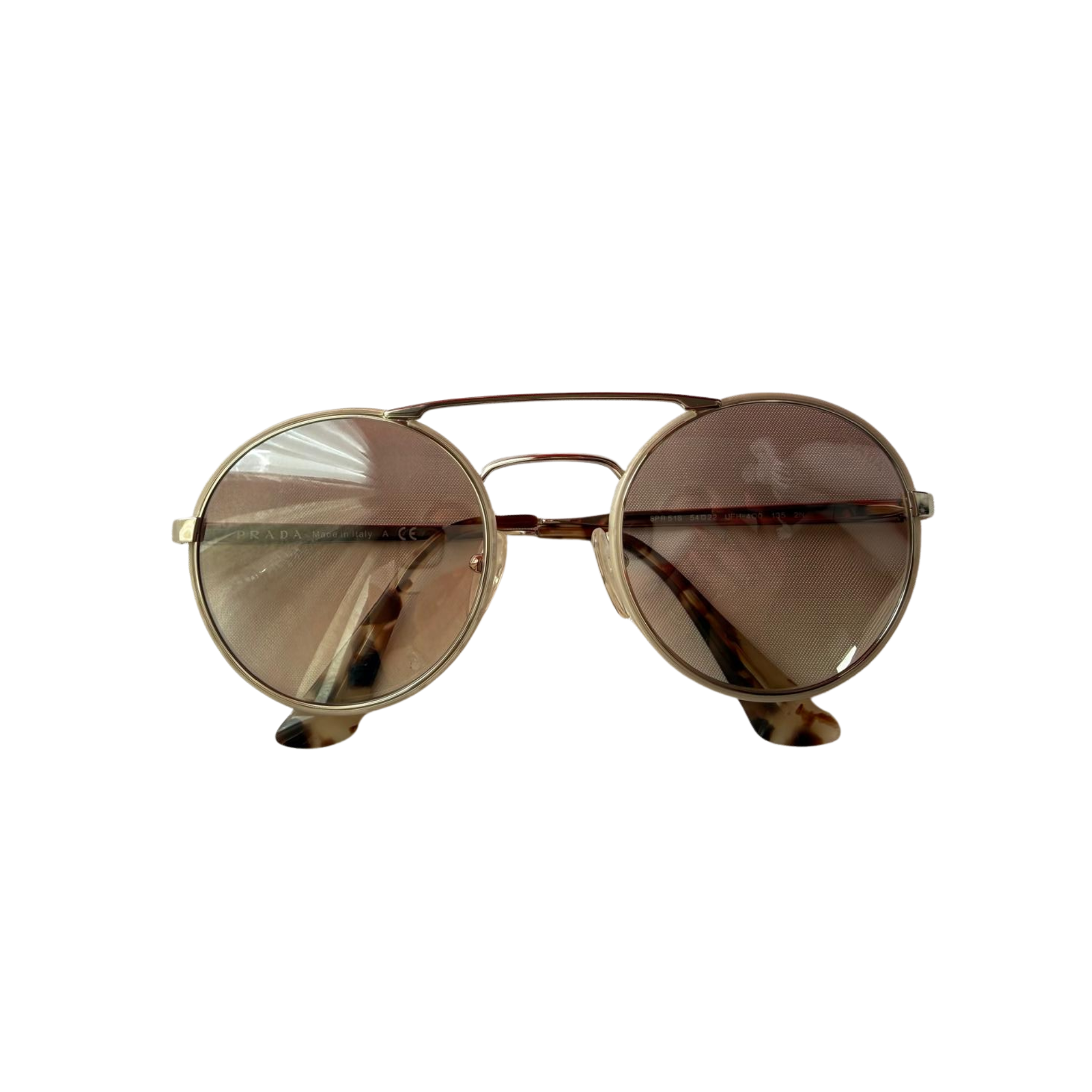 Prada Brille, beige