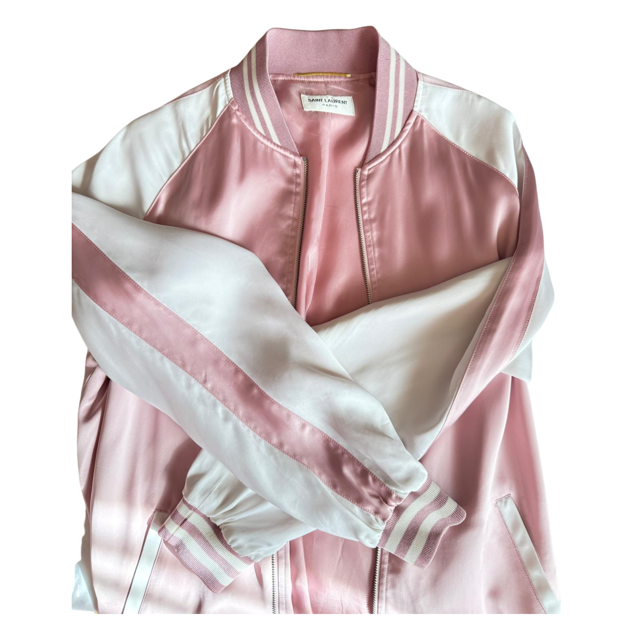 Saint Laurent Jacke, Satin
