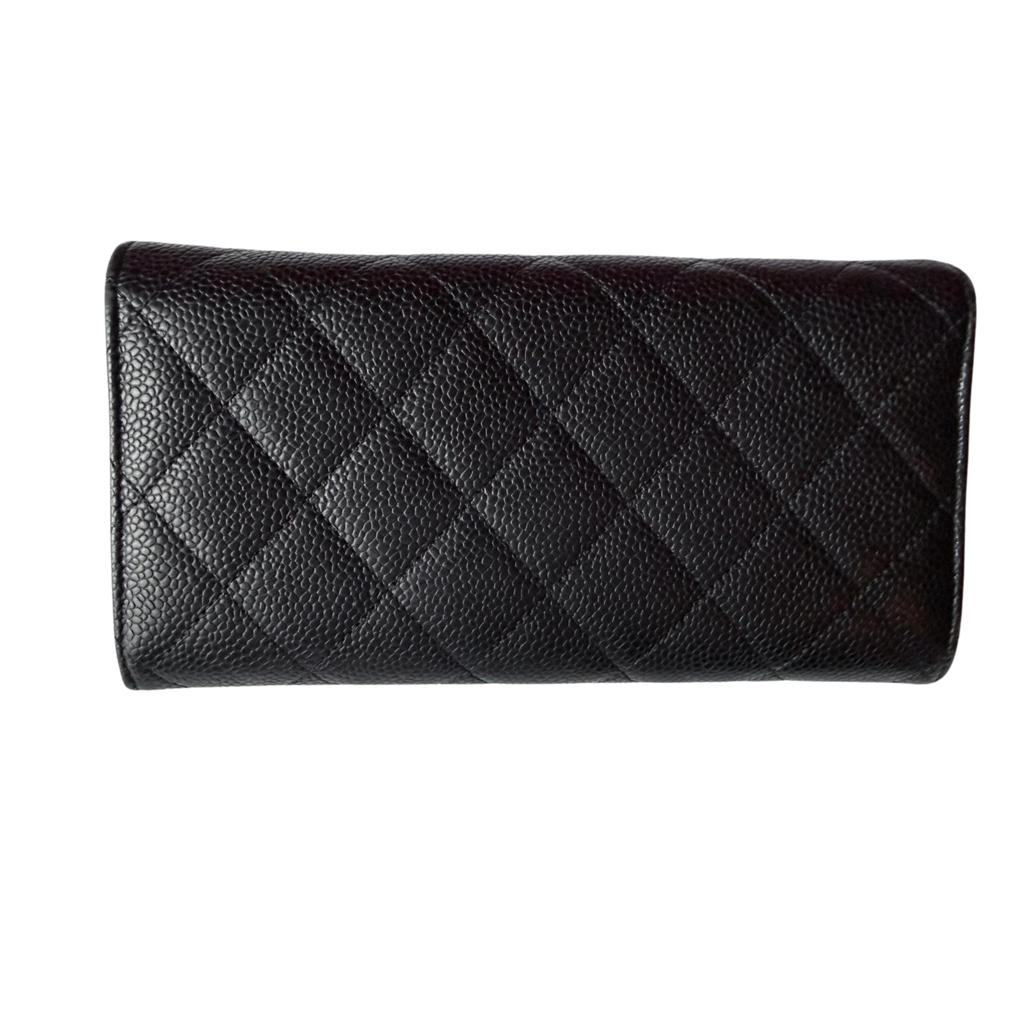 Chanel Portmonee, SHW, Kaviarleder
