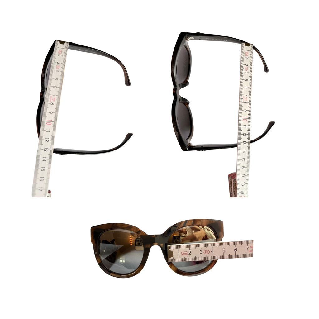 Chanel Sonnenbrille mit schwarzen CC Logo