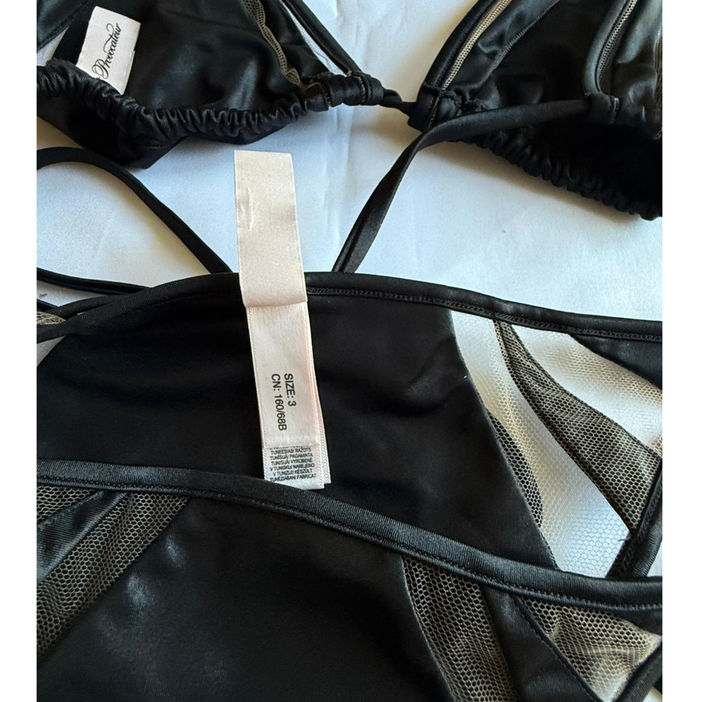 Agent Provocateur, schwarz glänzend