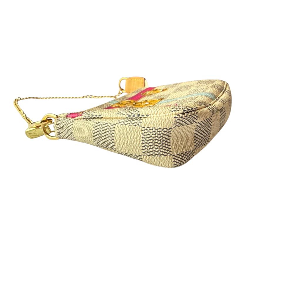 Louis Vuitton, Sammlerstück, Pochette Damier azur Hawai