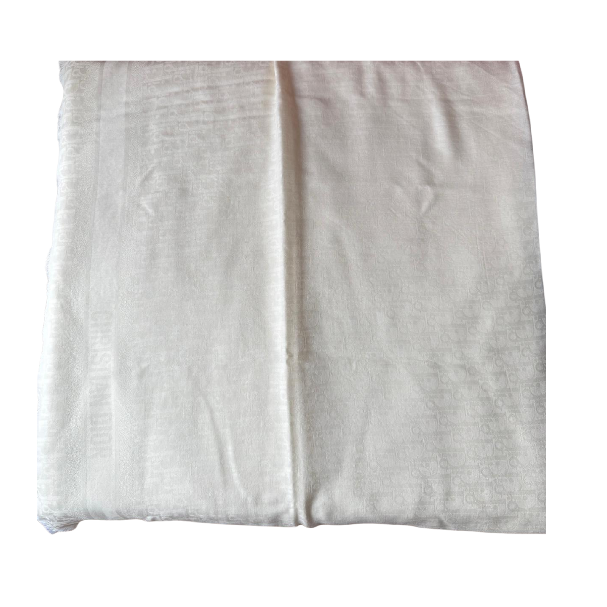 Dior Schal, schimmernd creme