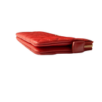 Chanel Pochette aus rotem Kalbsleder