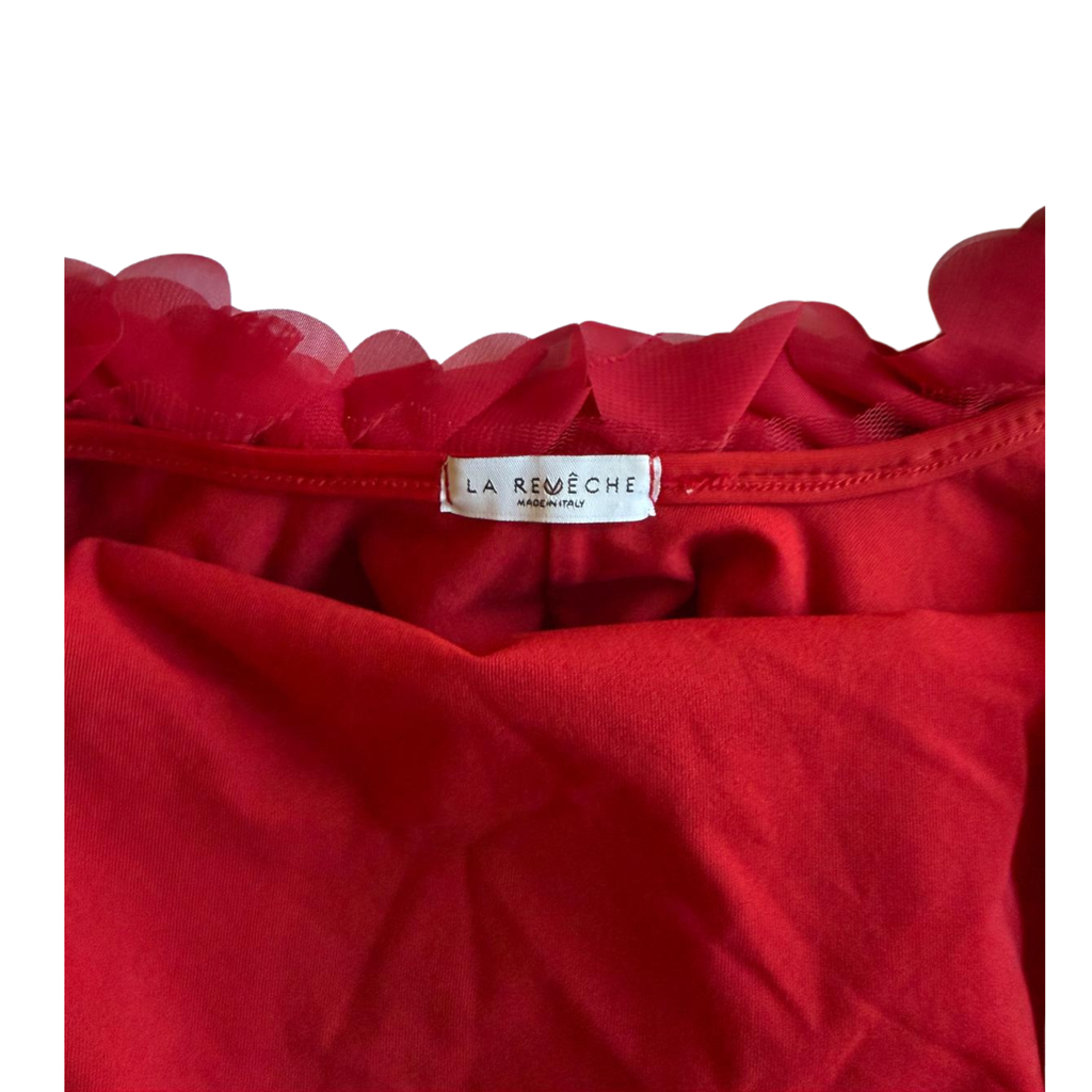 La Reveche, rot mit Schleife