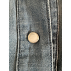 Gucci Jeanshemd mit Tiger-Stickerei