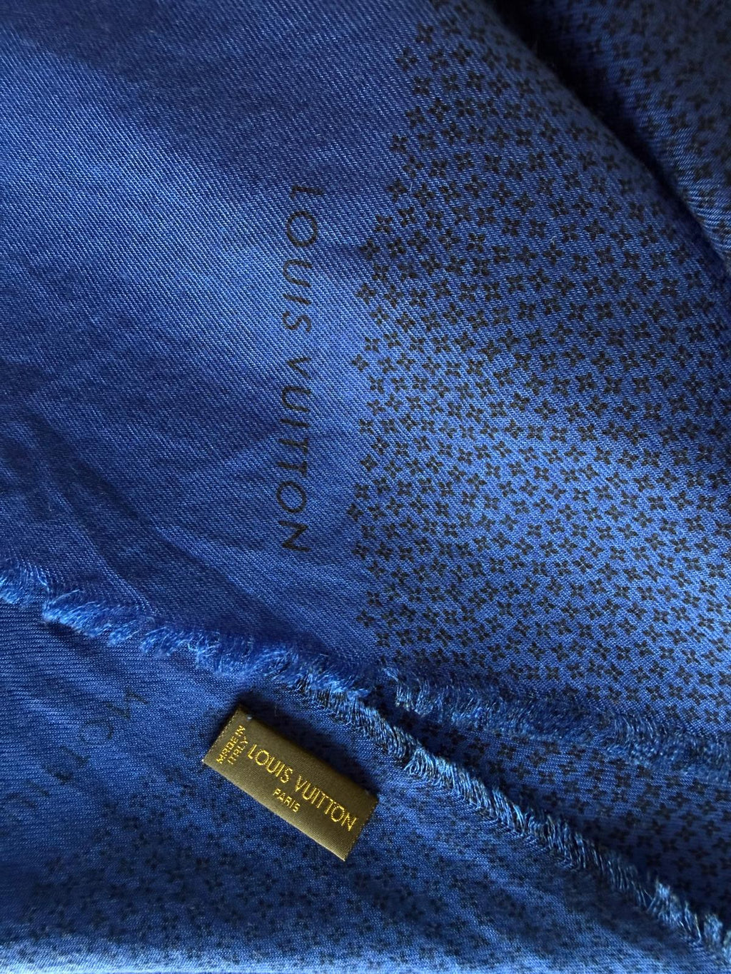 Louis Vuitton - Kusama Schal dots blau LE 2012